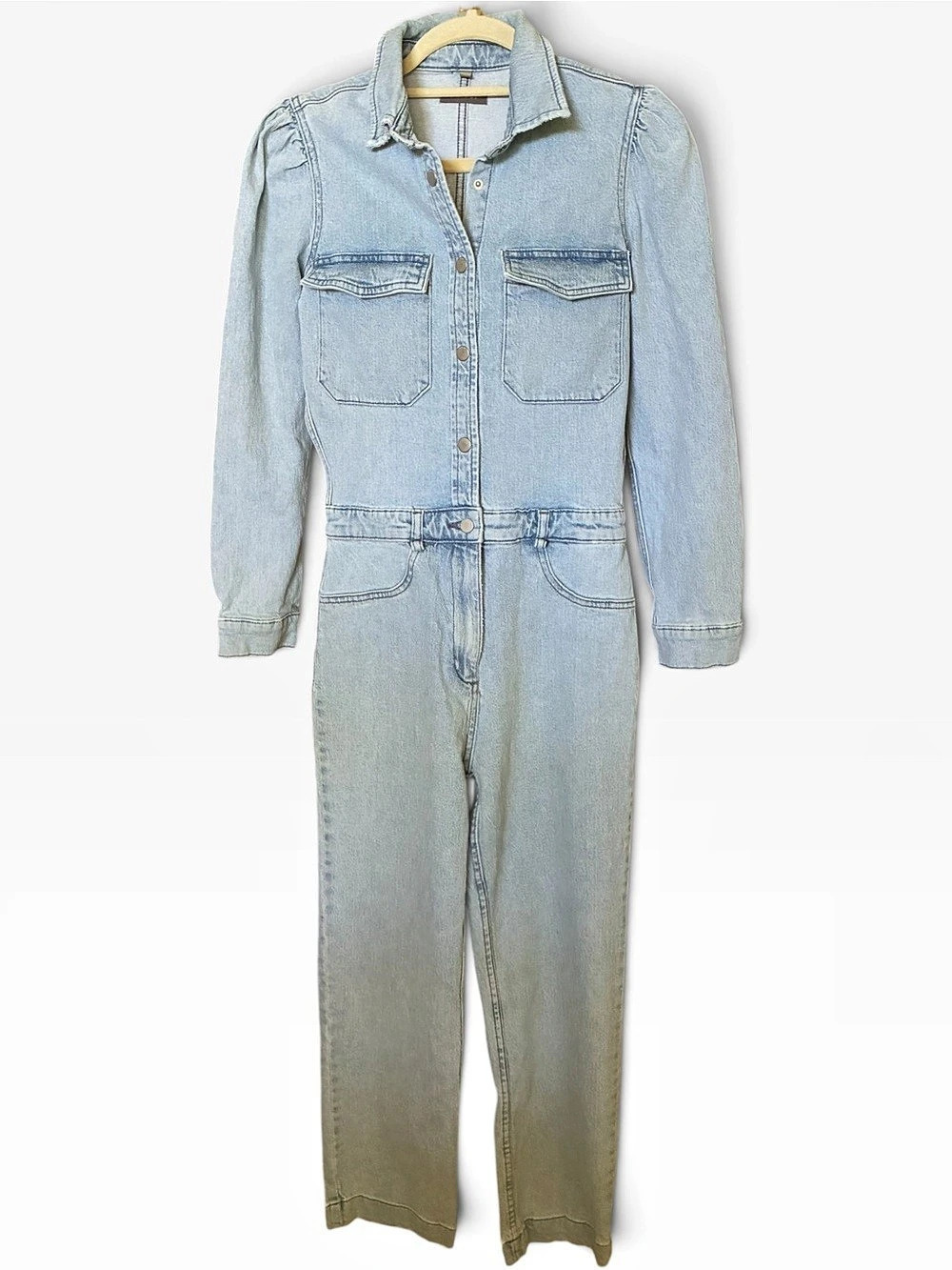 DL1961 Freja lt wash denim Jumpsuit. Sz XS